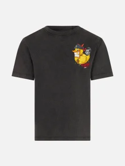 Baumwoll-T-Shirt für Jungen mit Krypto-Ente | CRYPTO PUPPETS® SONDERAUSGABE