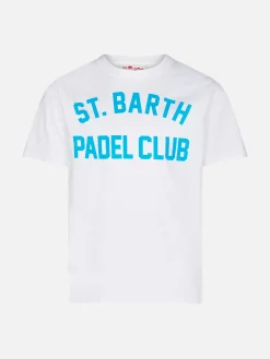 Baumwoll-T-Shirt für Jungen mit St. Barth Padel Club-Aufdruck
