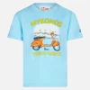 Baumwoll-T-Shirt für Jungen mit Mykonos-Vespa-Aufdruck | VESPA® SONDEREDITION