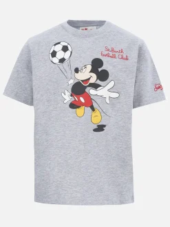 Baumwoll-T-Shirt für Jungen mit Mickey-Mouse-Aufdruck und Stickerei | DISNEY-SONDEREDITION