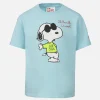 Baumwoll-T-Shirt für Jungen mit Snoopy-Aufdruck und St. Barth is cool-Stickerei | SNOOPY PEANUTS SONDEREDITION