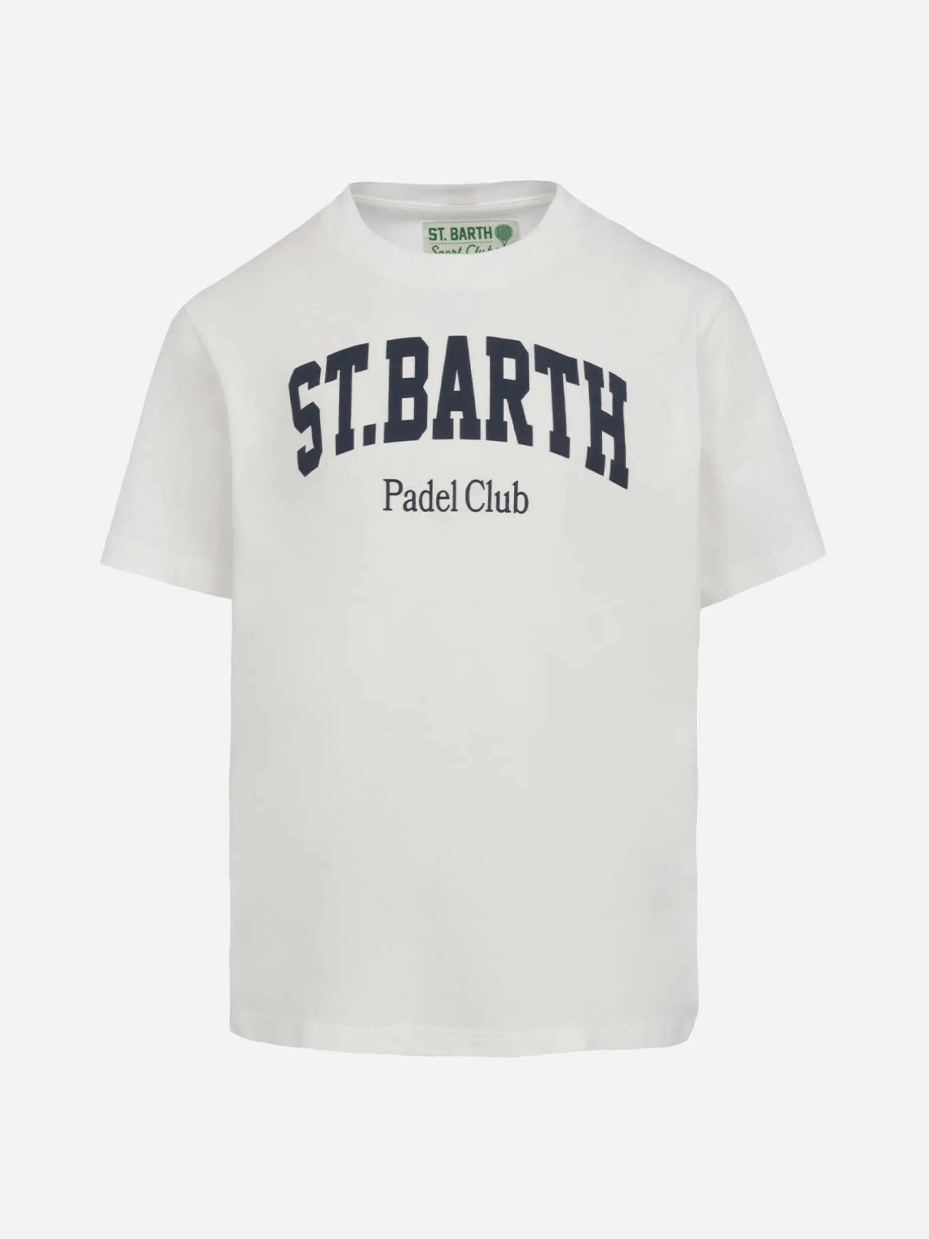 Baumwoll-T-Shirt für Jungen mit St. Barth Padel Club-Aufdruck