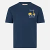 Baumwoll-T-Shirt für Jungen mit Vespa-Aufdruck und Special Summer-Stickerei | VESPA-SONDEREDITION