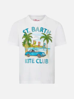 Baumwoll-T-Shirt für Jungen mit Autoaufdruck