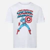 Baumwoll-T-Shirt für Jungen mit Captain America-Aufdruck | MARVEL-SONDERAUSGABE