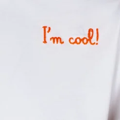 Baumwoll-T-Shirt für Jungen mit „I'm cool“-Stickerei vorne und Snoopy auf der Rückseite | PEANUTS™ SONDEREDITION