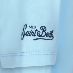 Baumwoll-T-Shirt für Jungen mit Mykonos-Vespa-Aufdruck | VESPA® SONDEREDITION