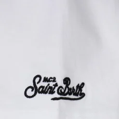 Baumwoll-T-Shirt für Jungen mit grüner Bandana-Tasche