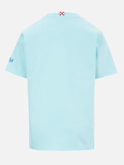 Baumwoll-T-Shirt für Jungen mit „St. Barth Best Skater Lion“-Aufdruck
