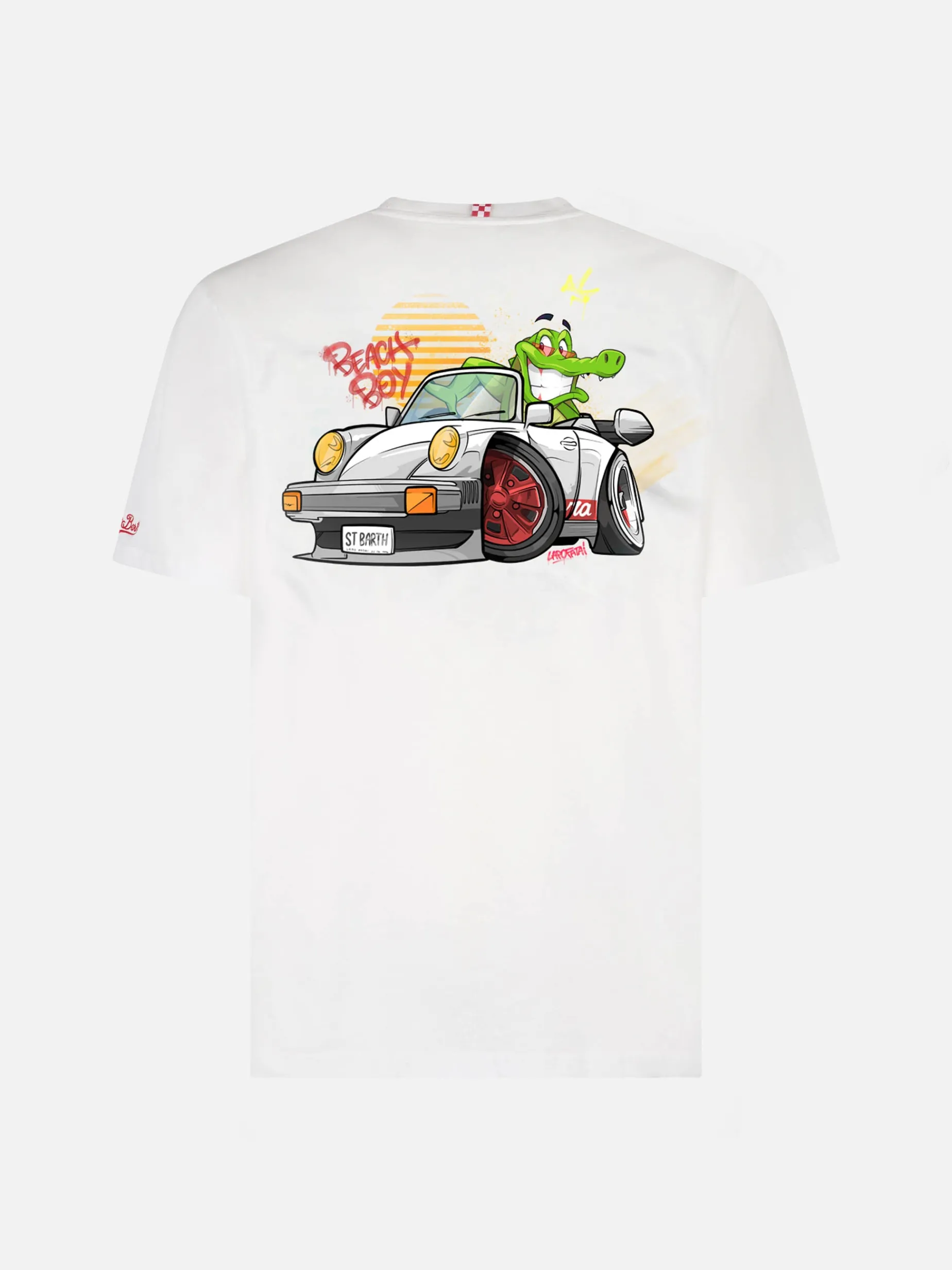 Baumwoll-T-Shirt für Jungen mit Kryptopuppen-Krokodil-Print | CRYPTOPUPPET-SONDERAUSGABE