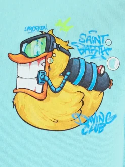 Baumwoll-T-Shirt für Jungen mit Kryptopuppen-Enten-Aufdruck | CRYPTOPUPPET-SONDERAUSGABE