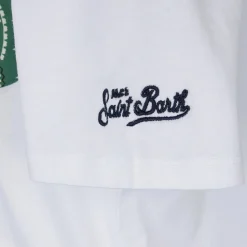 Baumwoll-T-Shirt für Jungen mit bedruckter Tasche