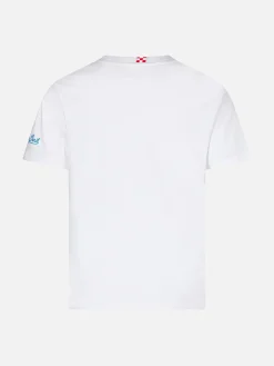 Baumwoll-T-Shirt für Jungen mit St. Barth Padel Club-Aufdruck