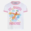 Baumwoll-T-Shirt für Mädchen mit St. Barth Paradise-Aufdruck