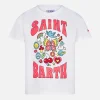 Baumwoll-T-Shirt für Mädchen mit Saint-Barth-Aufdruck