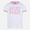 Baumwoll-T-Shirt für Mädchen mit groovigem St. Barth-Print