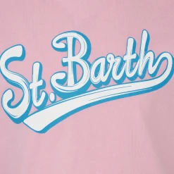 Baumwoll-T-Shirt für Mädchen mit St. Barth-Aufdruck