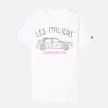 Baumwoll-T-Shirt „Les Italiens Courmayeur 1986“.