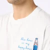 Baumwoll-T-Shirt mit Blanc 1664-Aufdruck und Stickerei | Blanc 1664 Special Edition