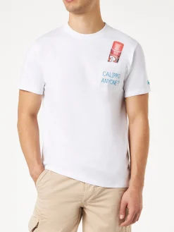 Baumwoll-T-Shirt mit Calippo. Jemand? Stickerei | Algida® Sonderedition