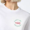 Baumwoll-T-Shirt mit „Forte dei Drammi“-Stickerei | INSULTI LUMINOSI SONDEREDITION