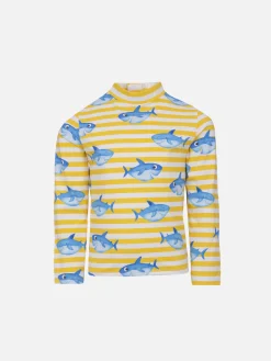 Bedrucktes T-Shirt für Jungen mit langen Ärmeln | UV-SCHUTZ