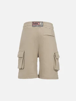 Beige Cargo-Shorts für Jungen Cargy