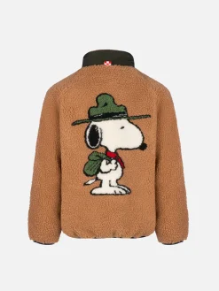 Beige Sherpa-Jacke Keystone für Jungen mit Snoopy-Aufdruck | SNOOPY PEANUTS SPECIAL EDITION
