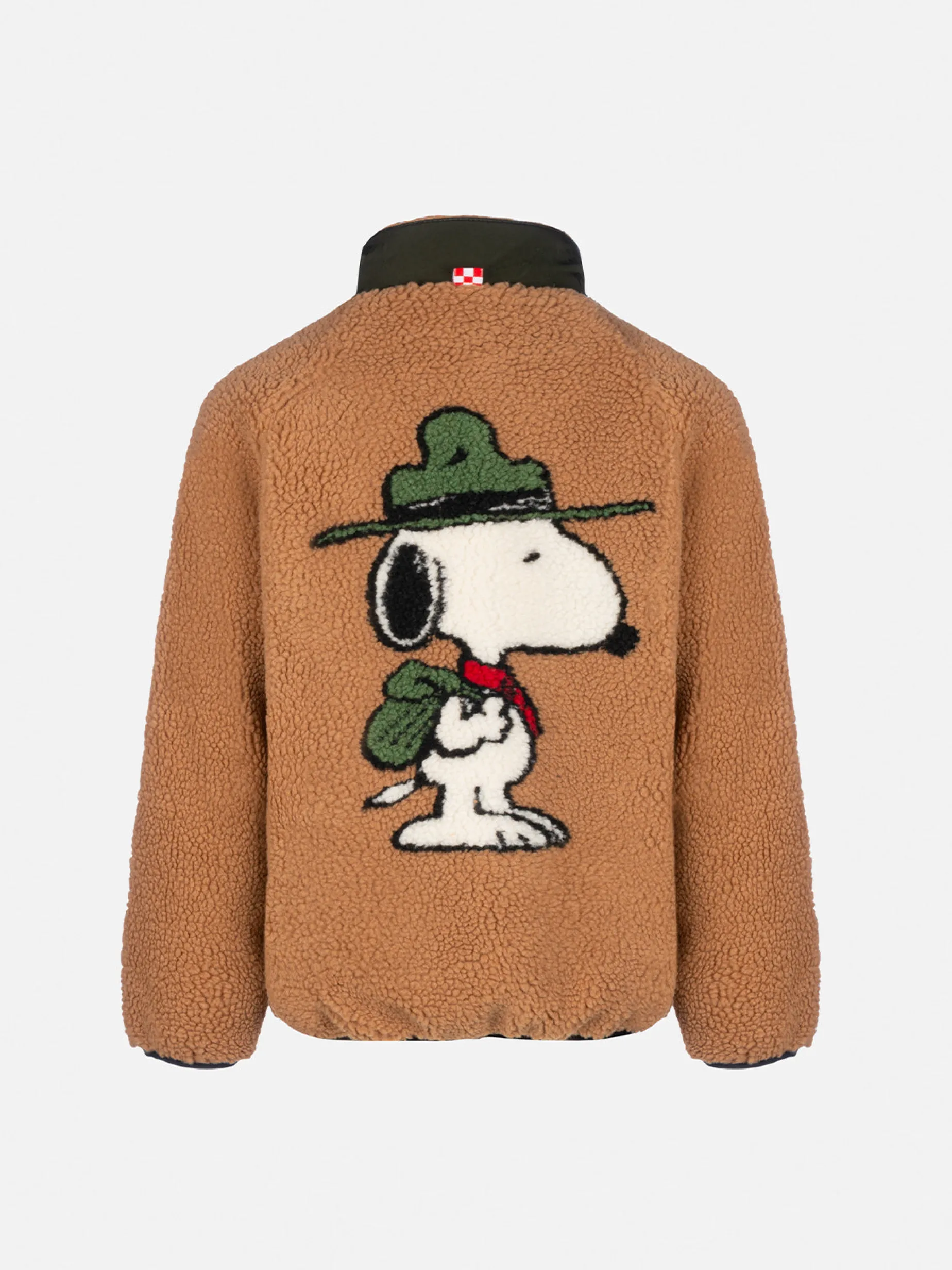 Beige Sherpa-Jacke Keystone für Jungen mit Snoopy-Aufdruck | SNOOPY PEANUTS SPECIAL EDITION