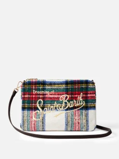 Beutel mit Schottenkaro „Parisienne“ und Kette