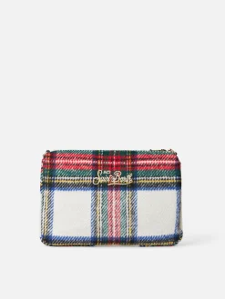 Beutel mit Schottenkaro „Parisienne“ und Kette