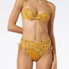 Bügel-Bralette-Bikini für Damen mit Bandana-Print