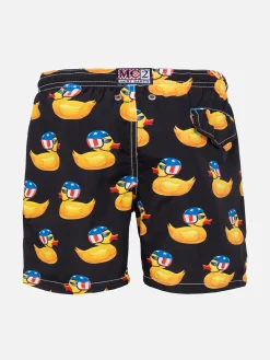 Bikers Ducky Jungen-Badeshorts aus leichtem Stoff