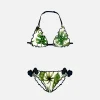 Bikini für Mädchen mit tropischem Print