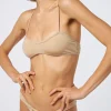 Bikini-Badeanzug mit U-Ausschnitt aus Lurex für Damen Laryn Noelle