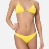Blassgelber Triangel-Bikini für Damen von Leah Naomi