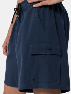 Blaue Comfort-Badeshorts für Herren
