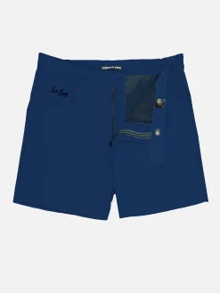 Blaue Herren-Badeshorts