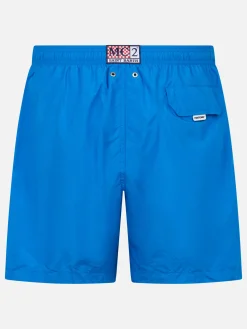 Blaue Herren-Badeshorts aus leichtem Stoff Lighting Pantone | PANTONE-SONDERAUSGABE