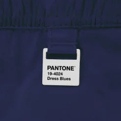 Blaue, marineblaue Badeshorts für Jungen aus hellem Stoff | Pantone® Sonderausgabe