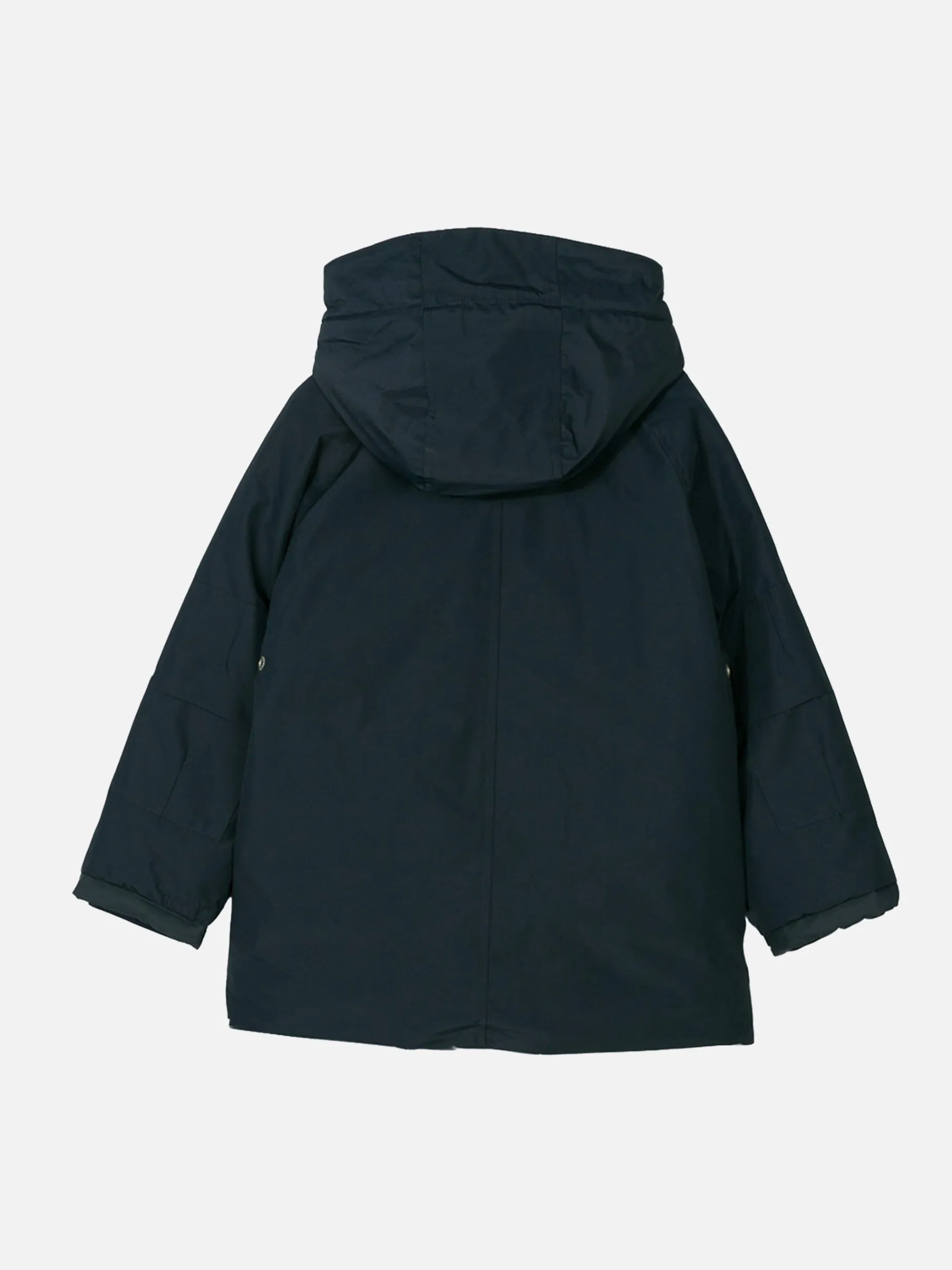 Blaue Parkajacke mit Kapuze für Jungen