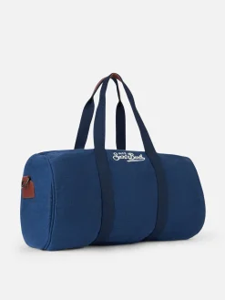 Blaue Reisetasche aus Leinen Jetleg