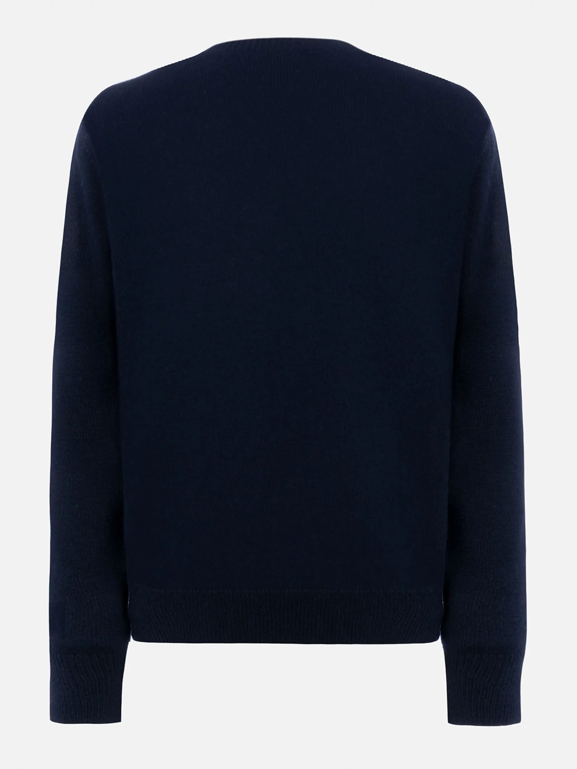 Blauer Damenpullover New Queen mit Non me lo merito-Aufdruck