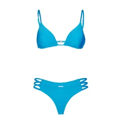 Blauer Damen-Triangel-Bikini