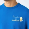 Blauer Herren-Skipullover Heron mit Grappino vs Bombardino-Stickerei