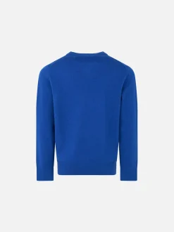 Blauer Jungenpullover mit Snoopy-Superhelden-Aufdruck | SNOOPY – PEANUTS™ SONDEREDITION
