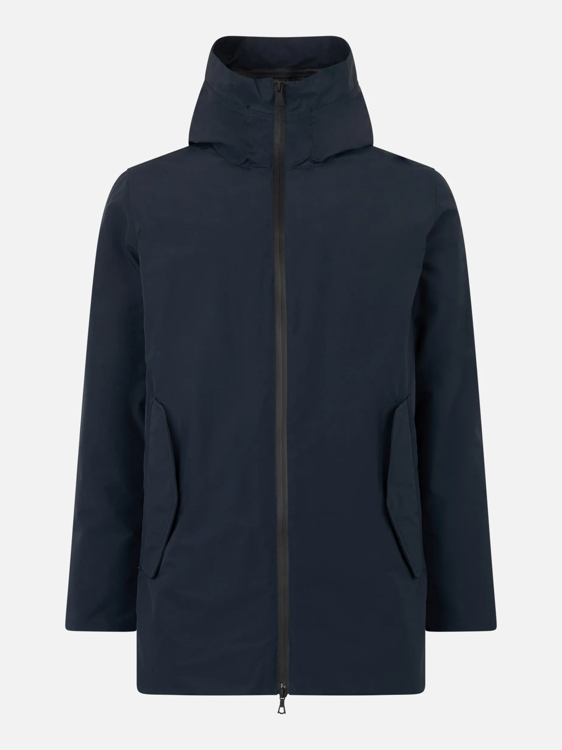 Blauer Voyager-Parka für Herren mit Kapuze