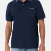 Blaues Herren-Poloshirt aus Baumwollpiquet Beverly Hills