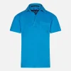 Blaues Jersey-Polo für Jungen