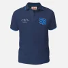 Blaues Jungen-Poloshirt aus Baumwollpiquet